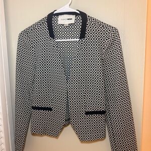 Fashion Nova Monochrome Patterned Blazer